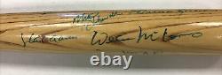 500 home run club autographed bat Ted williams, hank aaron, willie mays 10 total