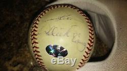 500 home run club signed baseball Ted Williams, Mickey Mantle and more
