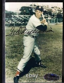 Authentic Ted Williams Signed Boston Red Sox 5 X 7 (star Coa) Autographed Hof