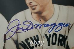 Autographed 8x10 Color Photo Ted Williams & Joe DiMaggio JSA Authenticated NICE