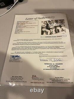 Autographed Ted Williams Pesky DiMaggio Doerr Signed 8x10 Photo Framed JSA LOA