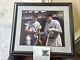 Autographed Ted Williams Withbabe Ruth Framed Photo With Jsa Graded Perfect 10 Loa