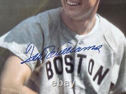 Autographed Ted Williams withBabe Ruth Framed Photo WITH JSA GRADED PERFECT 10 LOA