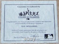 BUY IT NOW! Ted Williams Signed Autographed Baseball Photo Stack of Plaques COA