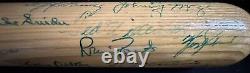 Baseball Hall of Fame Autographed Bat Williams Yaz Drysdale Bench Ryan Seaver