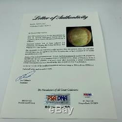 Beautiful 1946 All Star Game Team Signed Baseball Ted Williams With PSA DNA COA