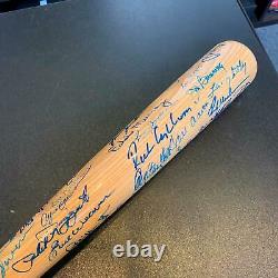 Beautiful Hall Of Fame Multi Signed Bat 53 Sigs Ted Williams Hank Aaron JSA