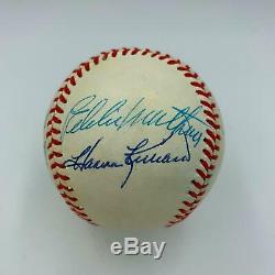 Beautiful Mickey Mantle Ted Williams 500 Home Run Club Signed Baseball PSA DNA
