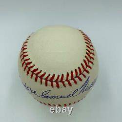 Beautiful Ted Theodore Samuel Williams Full Name Signed Baseball With JSA COA