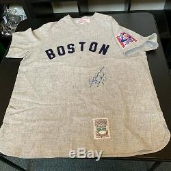 Beautiful Ted Williams The Kid 521 Home Runs Signed Boston Red Sox Jersey JSA