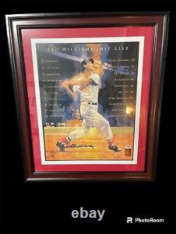 Boston Red Sox Hall of Famer Ted Williams Signed Framed 16x20 photo with JSA Cert
