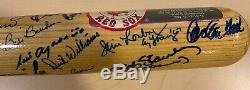 Boston Red Sox Multi Signed Cooperstown Bat LE Carl Yastrzemski, Carlton Fisk 35
