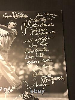 Boston Red Sox Ted Williams Tribute Signed 16x20 Photo 30 Autographs Ted Swing