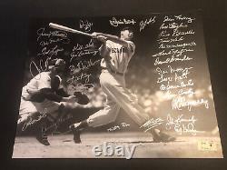 Boston Red Sox Ted Williams Tribute Signed 16x20 Photo 31 Autographs 1947 TWT1