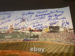 Boston Red Sox Ted Williams Tribute Signed 16x20 Photo 32 Autographs Color TWT3