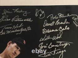 Boston Red Sox Ted Williams Tribute Signed 16x20 Photo 32 Autographs Lot A