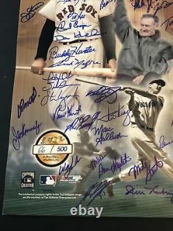 Boston Red Sox Ted Williams Tribute Signed 16x20 Photo 55 Autographs Ted Swing D