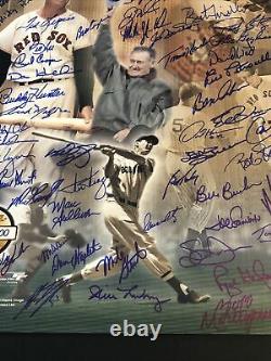 Boston Red Sox Ted Williams Tribute Signed 16x20 Photo 55 Autographs Ted Swing D