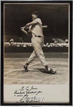 C. 1946 Ted Williams Vintage Autographed Red Sox Original Large Format Photo