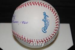 Carroll Hardy Signed Omlb Only Man'' To Pinch Hit For Ted Williams Mint Jsa