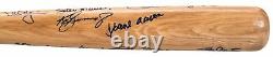 Extraordinary All Century Team Signed Bat 17 Sigs With Ted Williams JSA COA
