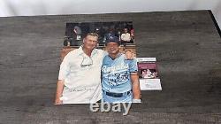 George Brett Kansas City Royals With Ted Williams Signed 11x14 Original Photo JSA