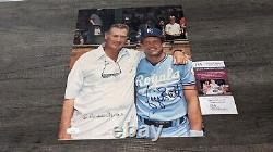 George Brett Kansas City Royals With Ted Williams Signed 11x14 Original Photo JSA
