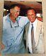 Hof Ted Williams With Stan Musial Signed Autographed 7x9.5 Photo Sgc Authentic