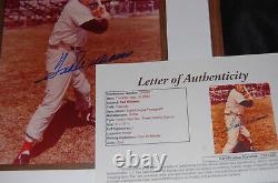 Hall of Famer Ted Williams Autographed Signed Framed 8x10 Photo JSA LOA