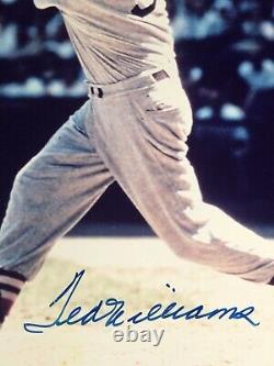 Hof Ted Williams Signed Autographed 8x10 Vintage Photo Red Sox Cas Authentic