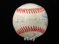 Joe DiMaggio (2) Ted Williams Nolan Ryan Signed Baseball Autographed Auto 14 HOF