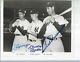 Joe Dimaggio, Mickey Mantle, Ted Williams Autographed 8x10 Photo Psa Letter Yankee