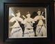 Joe Dimaggio, Mickey Mantle, Ted Williams Signed 8x10 Yankees, Red Sox