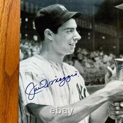 Joe DiMaggio Ted Williams 8x10 Autographed Photo Authentic WithCOA NY Yankees