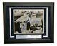 Joe Dimaggio Ted Williams Autographed 8x10 Photo Framed Psa/dna