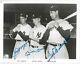 Joe Dimaggio, Ted Williams, Mickey Mantle Autographed 8x10 Baseball Photo Psa Gr10