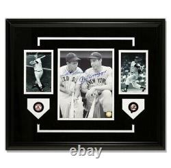 Joe Dimaggio/ Ted Williams'A Summit at the Stairs' Signed Dugout Photo REPRINT