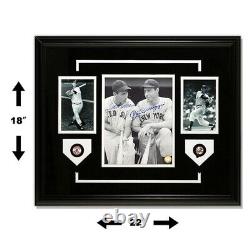 Joe Dimaggio/ Ted Williams'A Summit at the Stairs' Signed Dugout Photo REPRINT