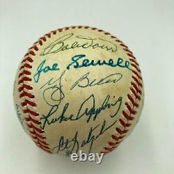 Joe Dimaggio Ted Williams Hall Of Fame Multi Signed Baseball JSA COA