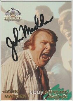 John Madden HOF Signed Autographed Auto 1994 Ted Williams Card Company # 98