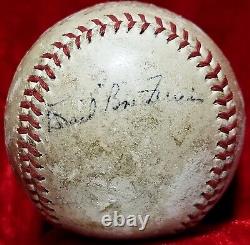 July 20, 1947 TED WILLIAMS Signed Ball BOSTON RED SOX TEAM vtg HOF Triple Crown