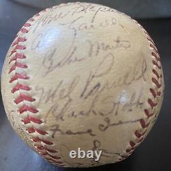 Kiki Cuyler Signed Ted Williams Joe McCarthy Autographed 1949 Red Sox Baseball
