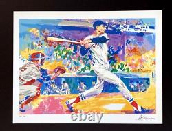 LeRoy Neiman TED WILLIAMS Signed Pop Art Mounted and Framed in a New 11x14