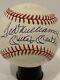 Legendary Mickey Mantle Ted Williams Autographed Signed Mlb Baseball Yankees