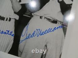 MICKEY MANTLE & TED WILLIAMS SIGNED 8x10 NY YANKEES RED SOX PHOTO BECKETT LOA