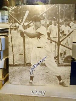 MLB Baseball Mickey Mantle Ted Williams Joe DiMaggio Autographed Photos
