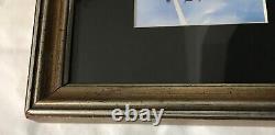 MLB Framed & Matted Ted Williams HOF 1966 Signed 4 x 8 Photo