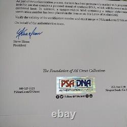 MLB HOF Ted Williams Washington Senators Autograph 8X10 Photo& PSA DNA Authentic