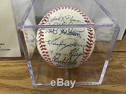 MLB HOFers & Stars Multi-Signed Baseball Ted Williams Mickey Mantle +17 JSA LOA