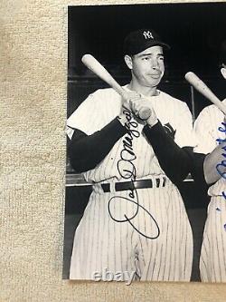 Mickey Mantle, Joe DiMaggio, Ted Williams Autographed 8x10 Photo, Global Cert